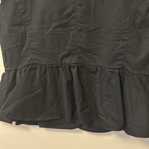 7th Avenue Design black button front blouse cap sleeves new w/o tags  size 4 - Picture 4 of 4